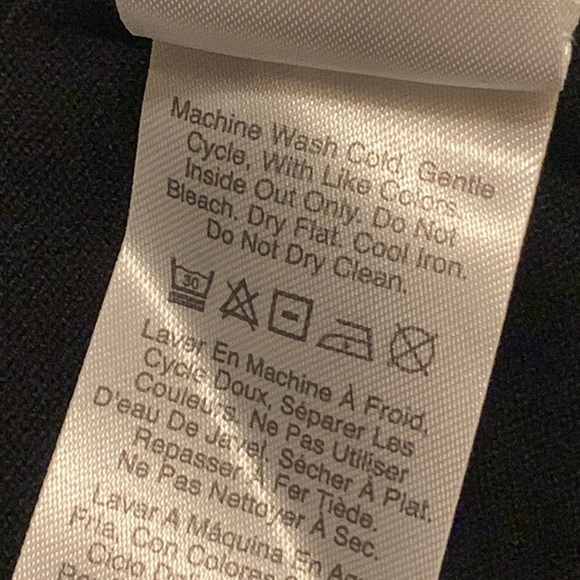 NWT $139 DKNY Donna Karan Black/Cream Sweater Dress Long Sleeve Sz S - Picture 12 of 12